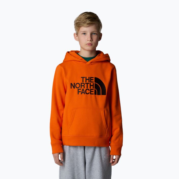 Hanorac pentru copii The North Face Drew Peak P/O Hoodie orange