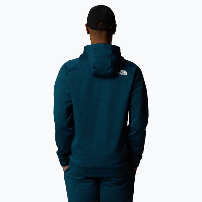 Hanorac pentru bărbați The North Face Reaxion Fleece midnight petrol dark heather/ asphalt grey 3