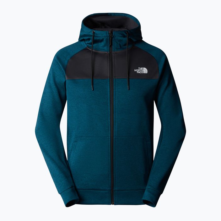 Hanorac pentru bărbați The North Face Reaxion Fleece midnight petrol dark heather/ asphalt grey 5