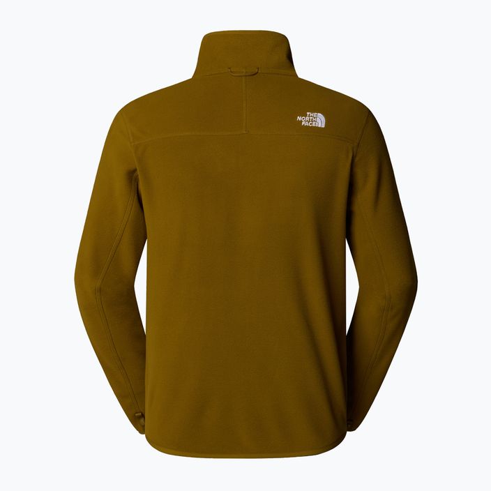 Hanorac pentru bărbați  The North Face 100 Glacier Full Zip moss green 2