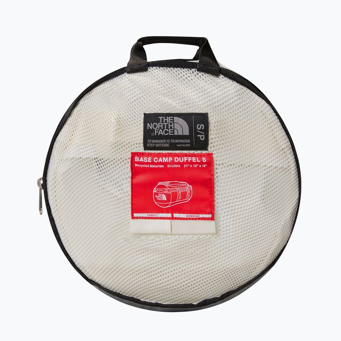 Geantă de voiaj The North Face Base Camp Duffel S 50 l white dune/white 3