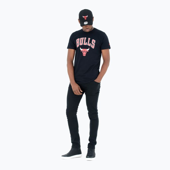Tricou pentru bărbați New Era NOS NBA Regular Tee Chicago Bulls black 2