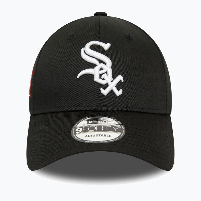 Șapcă pentru bărbați  New Era Patch 9Forty Chicago White Sox black 2