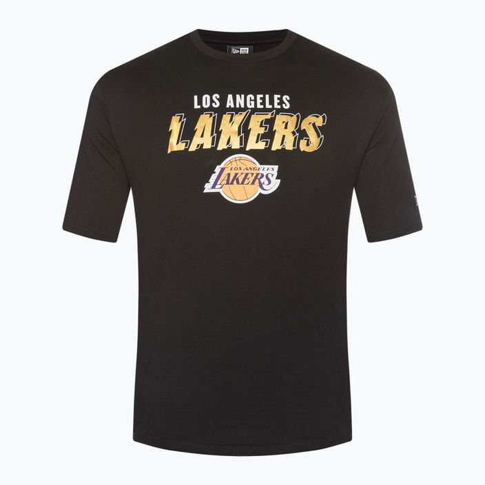 Tricou pentru bărbați New Era Team Script OS Tee Los Angeles Lakers black 6