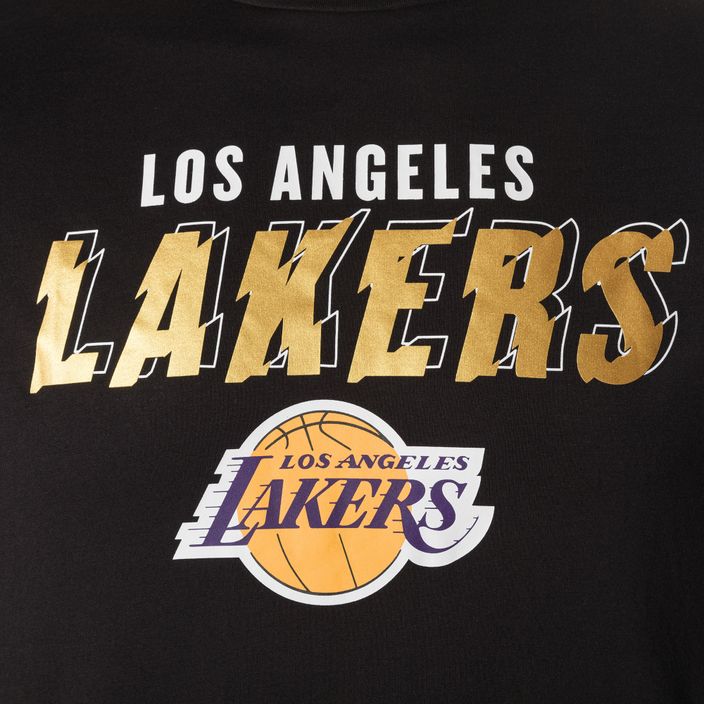 Tricou pentru bărbați New Era Team Script OS Tee Los Angeles Lakers black 8
