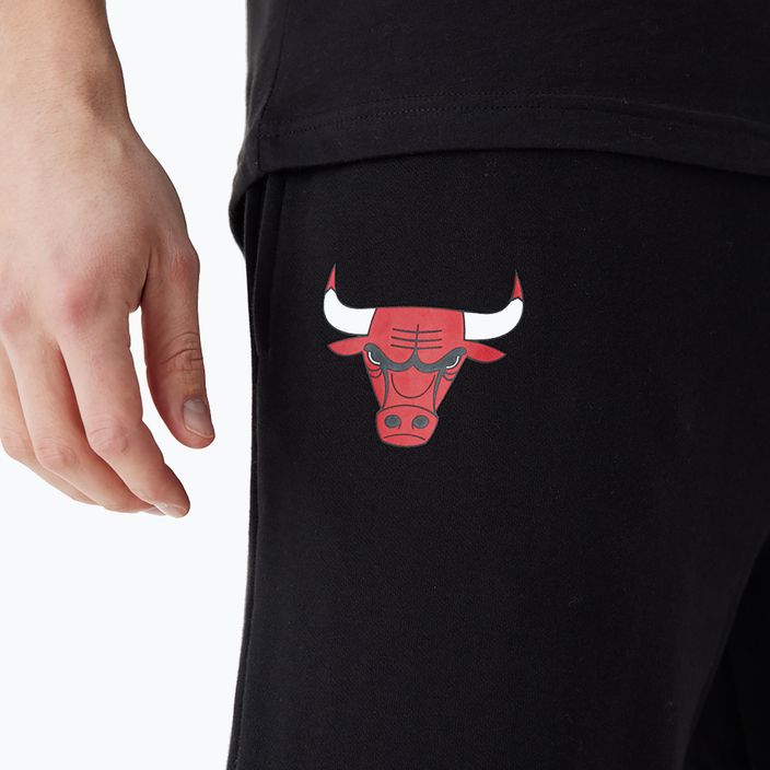 Pantaloni pentru bărbați New Era NBA Team Script Jogger Chicago Bulls black 7