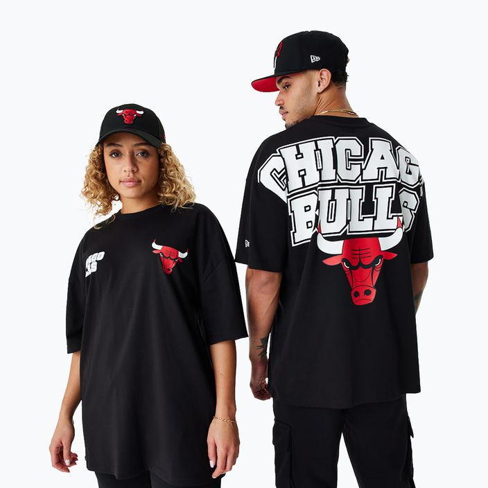 Tricou pentru bărbați New Era NBA Large Graphic BP OS Tee Chicago Bulls black 6