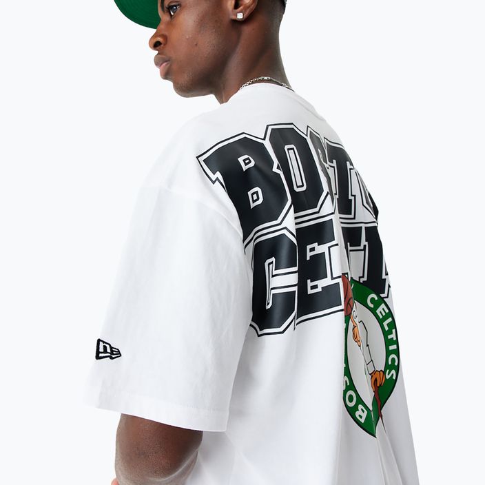 Tricou pentru bărbați New Era NBA Large Graphic BP OS Tee Boston Celtics white 5