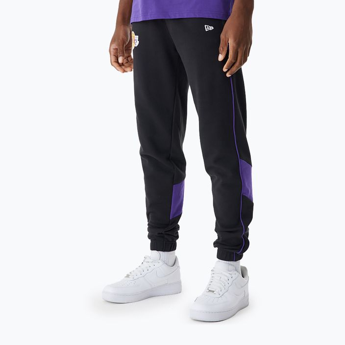 Pantaloni pentru bărbați New Era NBA Color Insert Los Angeles Lakers black 2