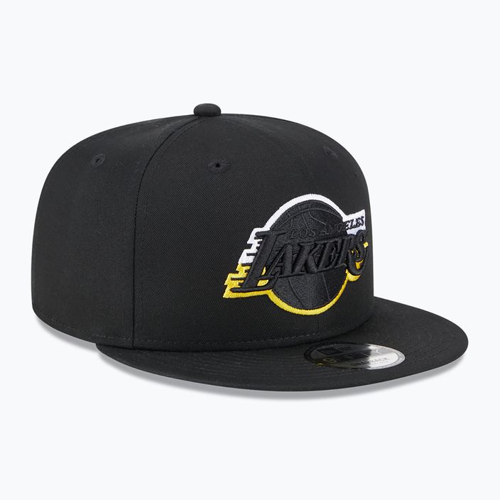 New Era Split Logo 9Fifty Los Angeles Lakers șapcă negru
