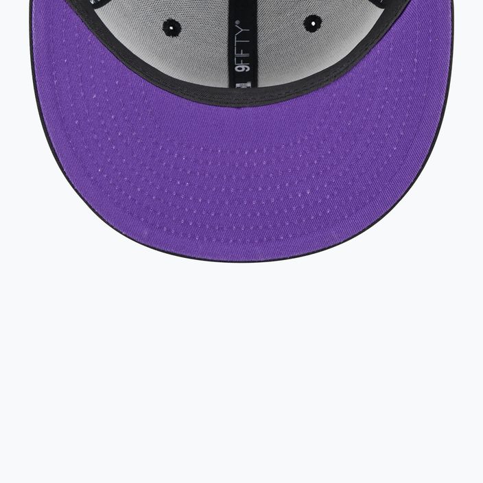 New Era Split Logo 9Fifty Los Angeles Lakers șapcă negru 5