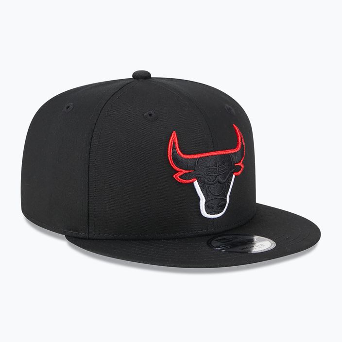 New Era Split Logo 9Fifty Chicago Bulls șapcă negru