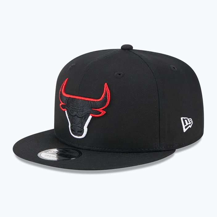 New Era Split Logo 9Fifty Chicago Bulls șapcă negru 2