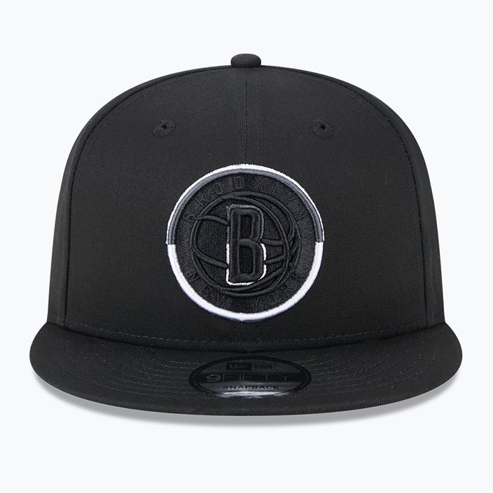 New Era Split Logo 9Fifty Brooklyn Nets șapcă negru 3