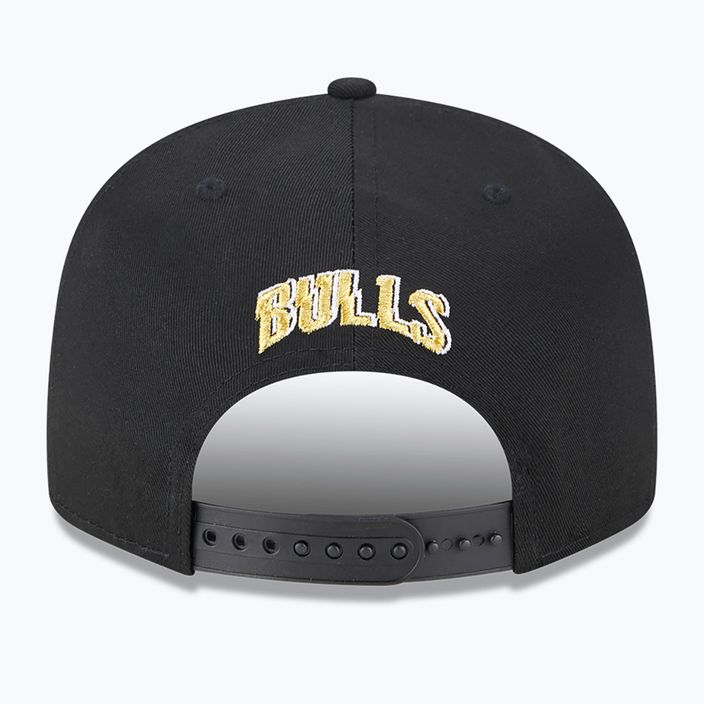 New Era Foil 9Fifty Chicago Bulls șapcă negru 4