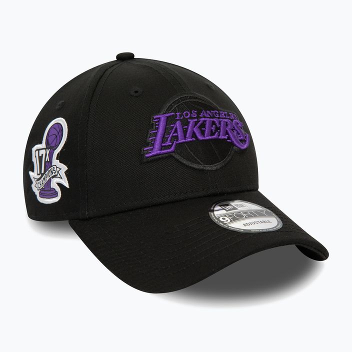 Șapcă pentru bărbați  New Era Side Patch 9Forty Los Angeles Lakers black 3
