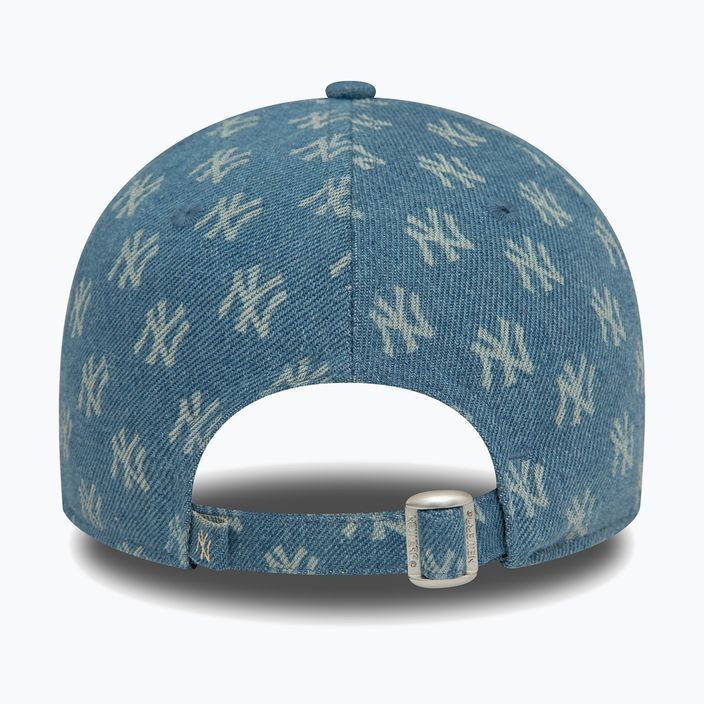 Șapcă pentru femei New Era Denim Mono 9Forty New York Yankees med blue 4