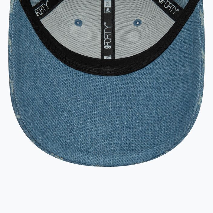 Șapcă pentru femei New Era Denim Mono 9Forty New York Yankees med blue 5
