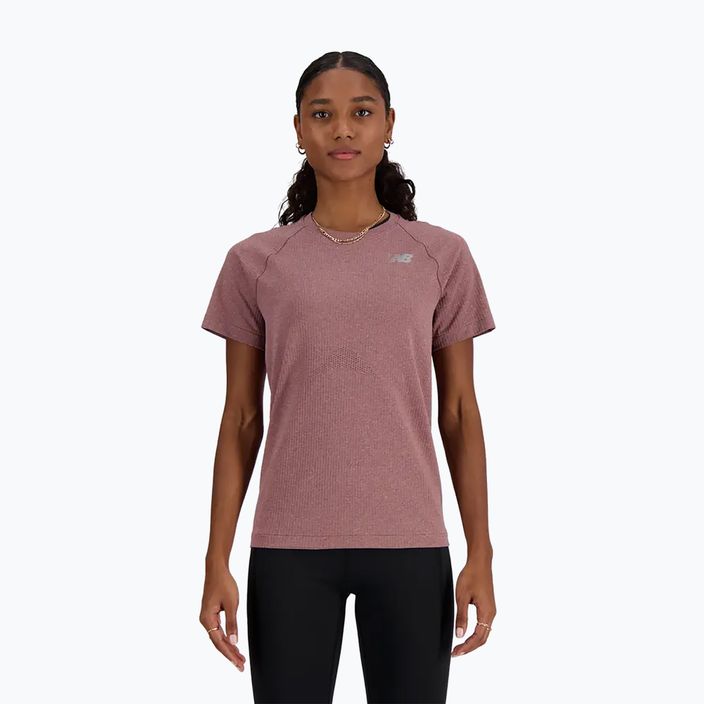 Tricou pentru femei New Balance Seamless licorice heather