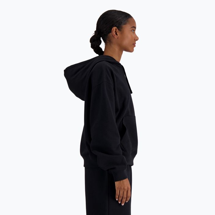 Bluză pentru femei New Balance French Terry Small Logo Hoodie black 2