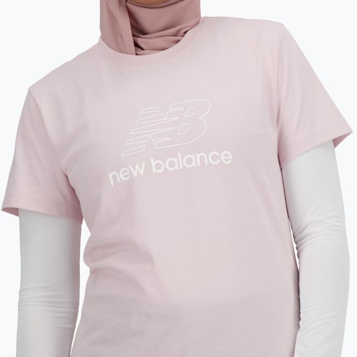 Tricou pentru femei New Balance Script Tee stonepin 4