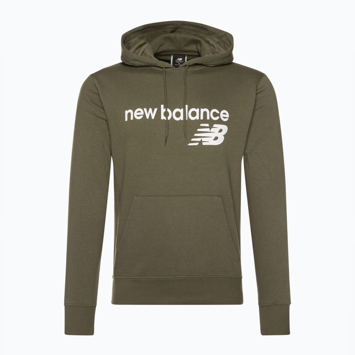 Bluză pentru bărbați New Balance Core Fleece Hoodie dark moss 5