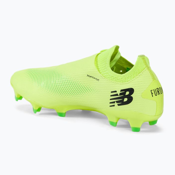 Încălțăminte de fotbal pentru bărbați New Balance Furon Destroy FG V7+ bleached lime glo 3