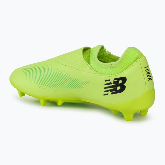 Încălțăminte de fotbal pentru bărbați New Balance Furon Dispatch FG V7+ bleached lime glo 3