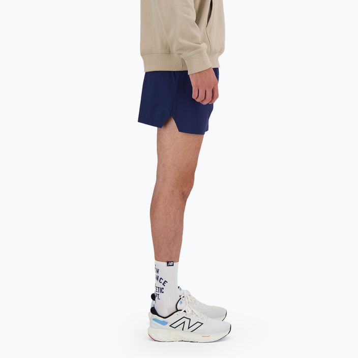 Pantaloni scurți de alergare pentru bărbați New Balance RC Seamless 5 Inch blue 3