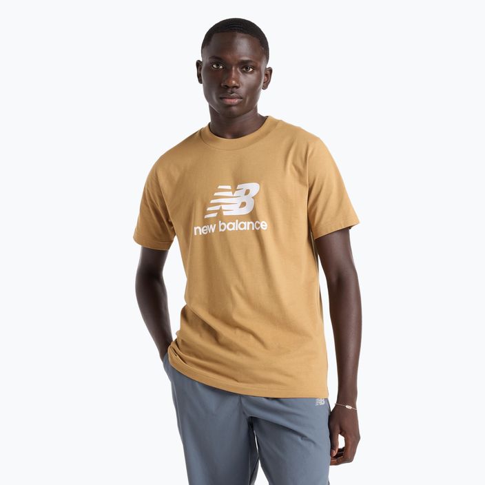 Tricou pentru bărbați New Balance Stacked Logo great plains