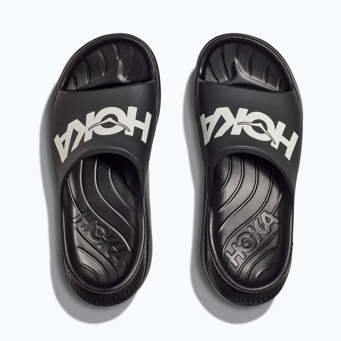 Papuci HOKA Ora Athletic Slide black/white 8