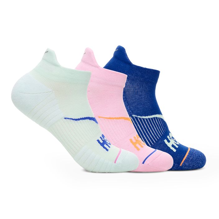 Șosete HOKA No-Show Run Sock 3 pary aqua brze/pink twilight/ultramarine 2