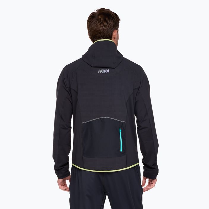 Bluză de alergare pentru bărbați HOKA Sky Glow Half Zip black 2