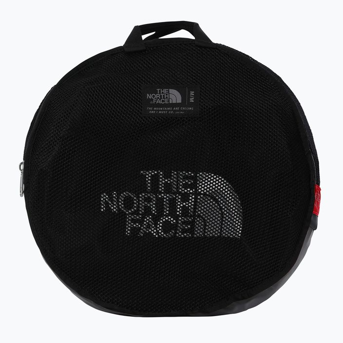 Geantă de voiaj The North Face Base Camp Duffel M 71 l black/white/npf 3