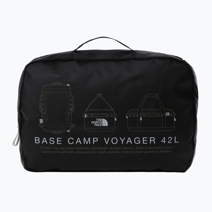 Geantă de voiaj The North Face Base Camp Voyager Duffel 42 l black/white/npf 5