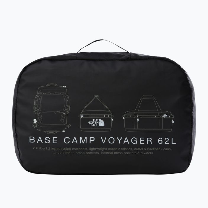 Geantă de voiaj The North Face Base Camp Voyager Duffel 62 l black/white/npf 5