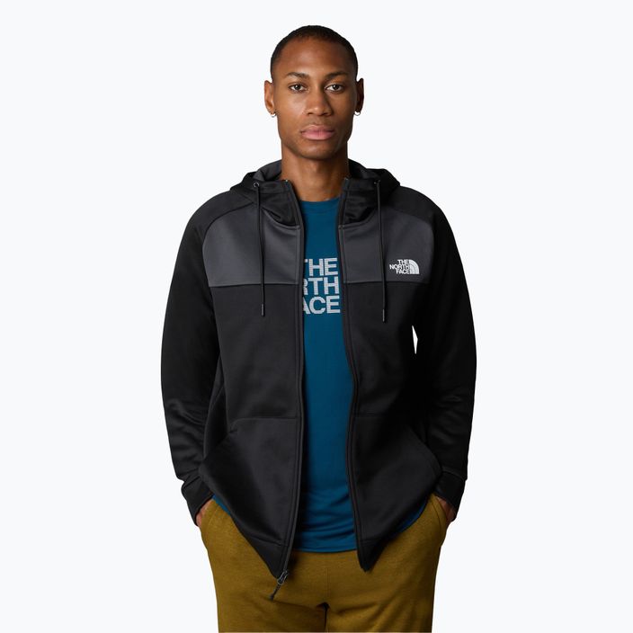 Hanorac pentru bărbați The North Face Reaxion Fleece black/ asphalt grey 4