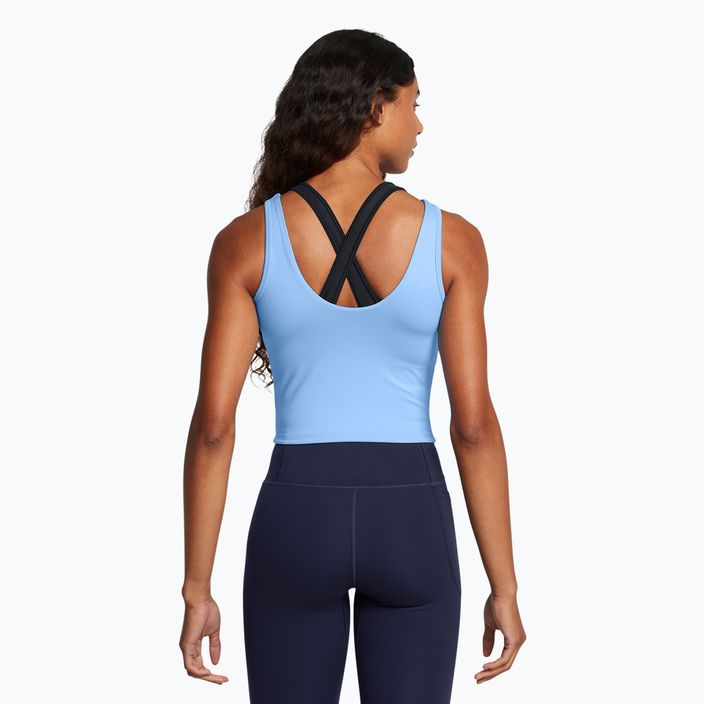 Top de antrenament pentru femei Under Armour Motion Tank EMEA horizon blue/white 2