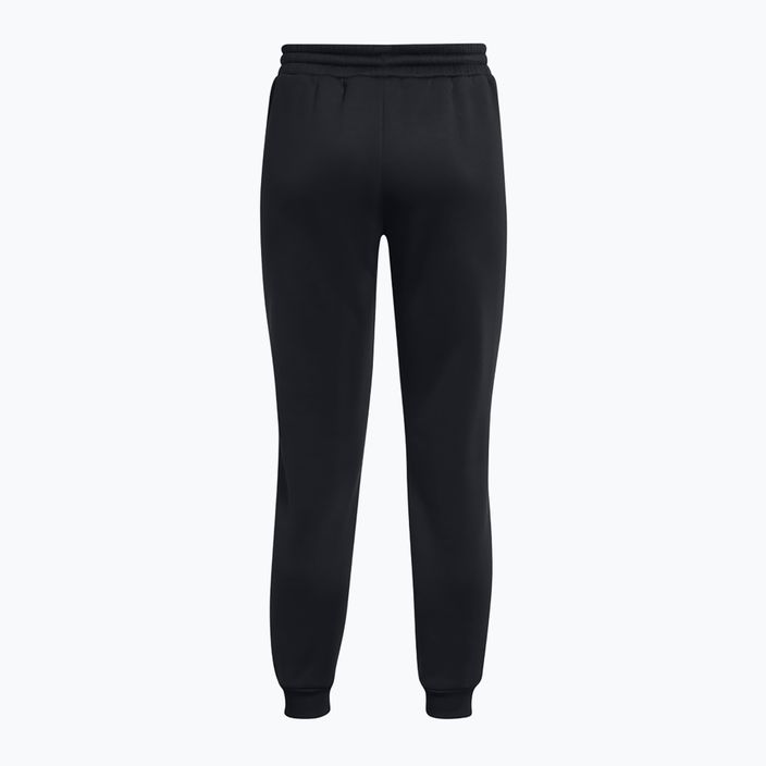 Pantaloni pentru femei Under Armour Fleece Jogger UA Armour black/white 2