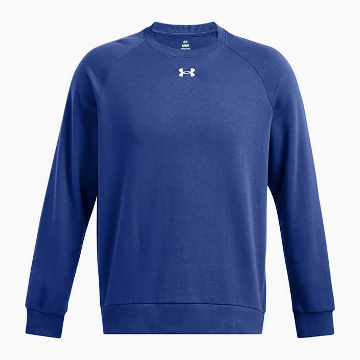 Bluză pentru bărbați Under Armour Rival Fleece Crew tech blue/white