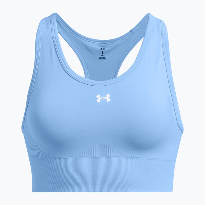 Under Armour Vanish Seamless Mid Sutien de antrenament de marcă orizont albastru/alb 3