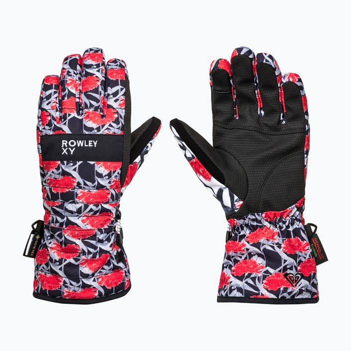 Mănuși de snowboard pentru femei ROXY Cynthia Rowley 2021 true black/white/red 7