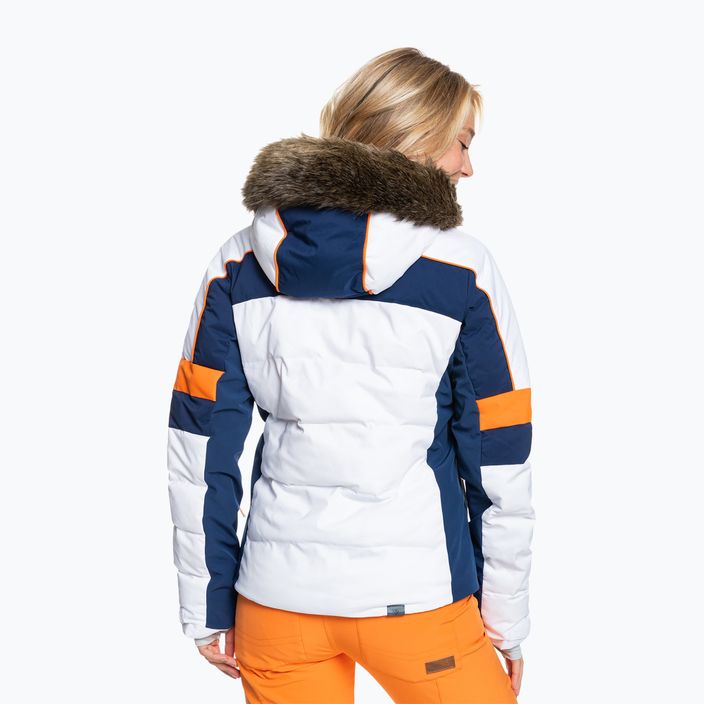 Jachetă de snowboard pentru femei ROXY Snowblizzard 2021 white 2