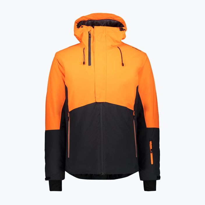 Jachetă de schi pentru bărbați CMP, portocaliu, 39W1527U423