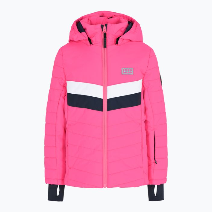Jachetă de schi pentru copii LEGO Lwjazmine 708, roz, 11010266