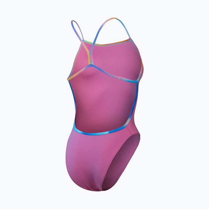 Costum de baie dintr-un element Speedo Solid Vback kiki pink 2