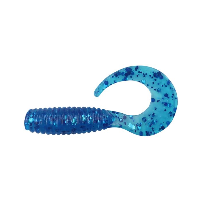 Momeală de cauciuc Relax Twister VR1 Standard 8 buc. Albastru Pylo / albastru strălucitor VR1-TS 2