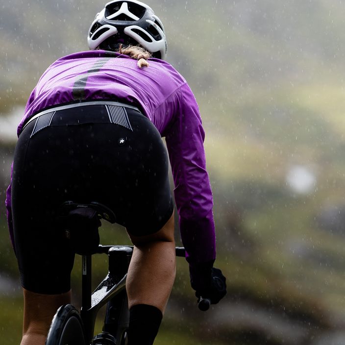 Jachetă de ciclism pentru femei ASSOS Dyora RS Rain violet 12.32.372.4B 5