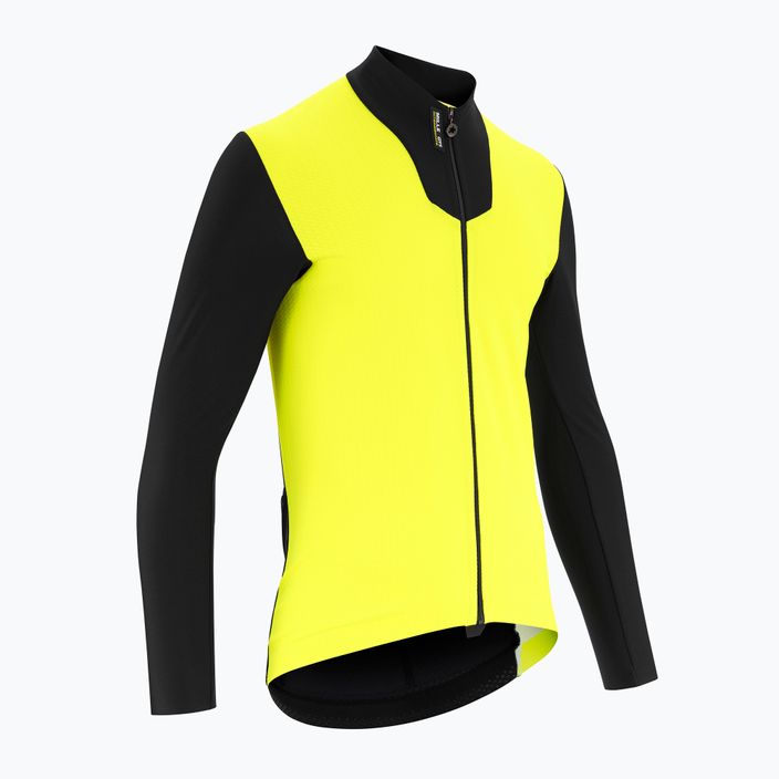 ASSOS Mille GTS C2 Primăvară Toamnă galben și negru jachetă de ciclism pentru bărbați 2