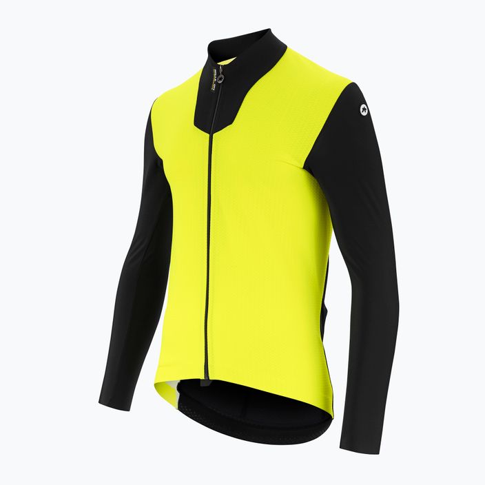 ASSOS Mille GTS C2 Primăvară Toamnă galben și negru jachetă de ciclism pentru bărbați 3